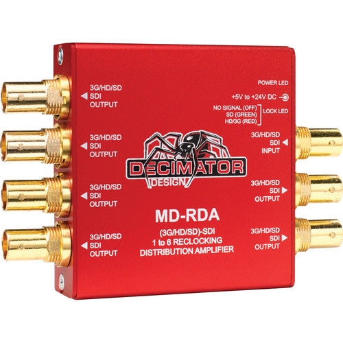 Decimator HDSDI 1×6 DA (Reclocking)