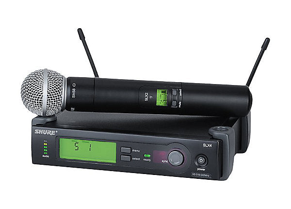 Shure SLX Hand Held Wireless Microphone System AV RENT SAN DIEGO